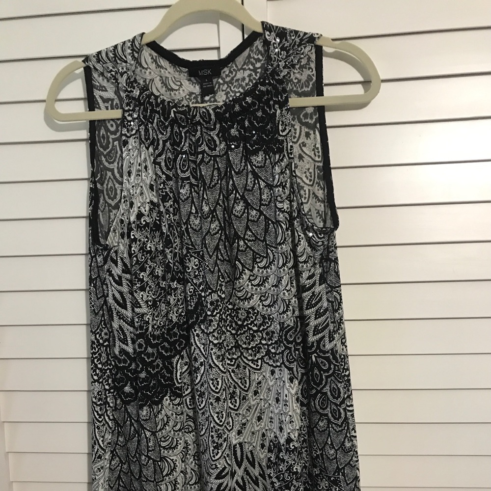 MSK Ruffle Party Dress